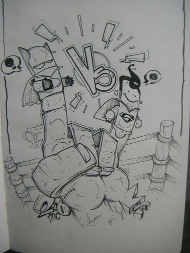 Graffiti Sketch - Photo by mide (2016)