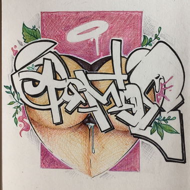 Graffiti Sketch - Photo by mide - ogmide (2020)