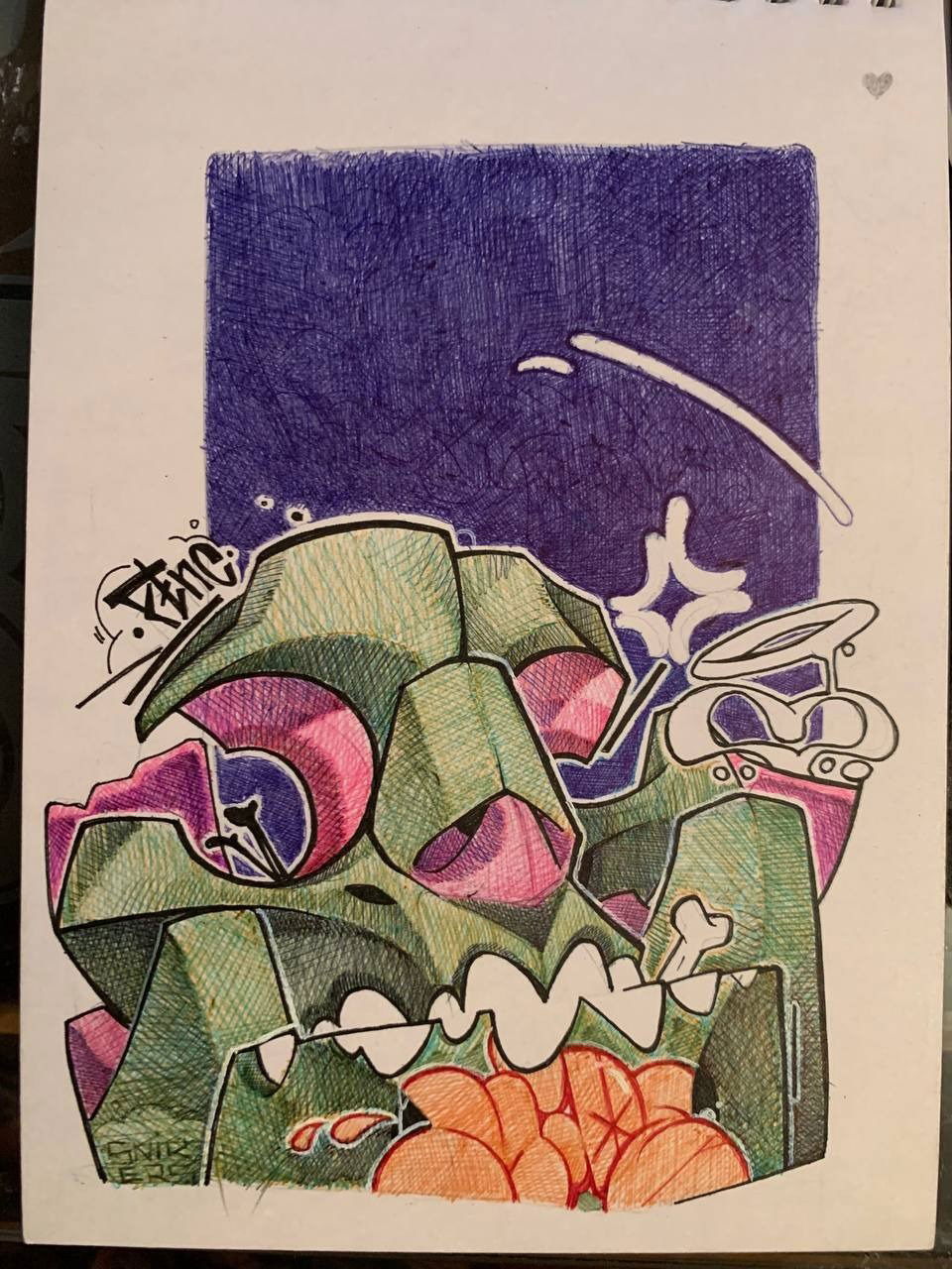 Graffiti Sketch - Photo by mide