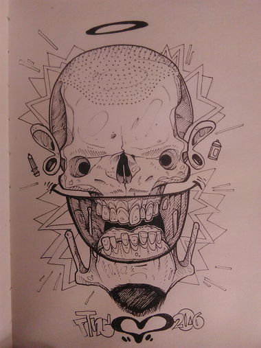 Graffiti Sketch - Photo by mide (2016)