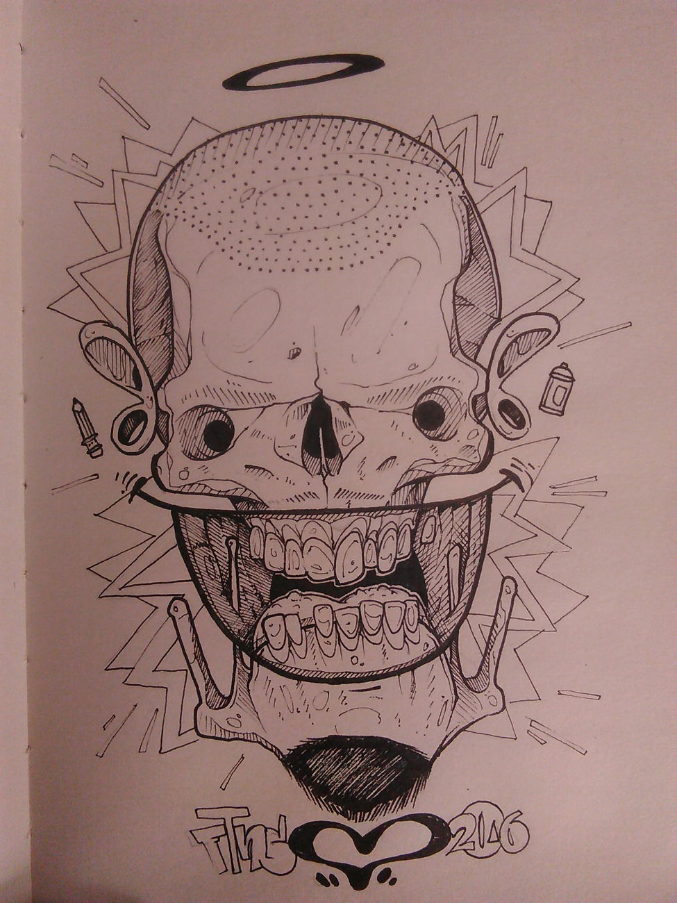 Graffiti Sketch - Photo by mide (2016)