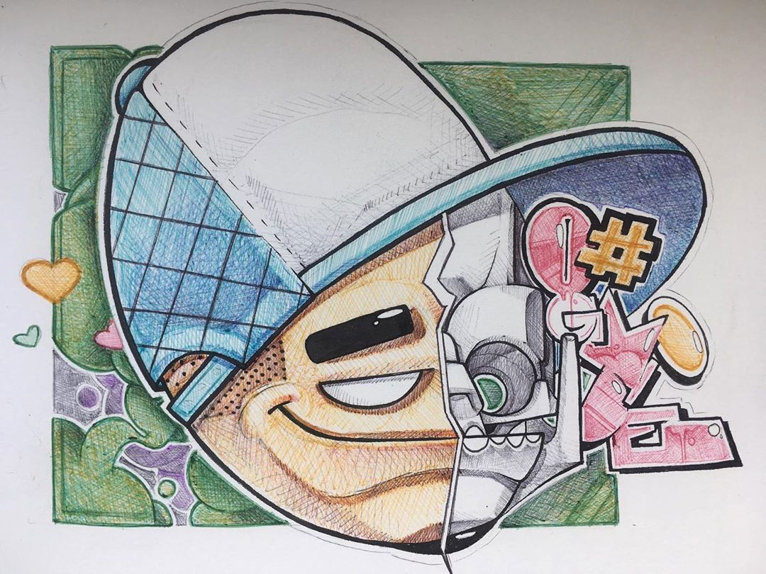 Graffiti Sketch - Photo by mide - ogmide, toonme