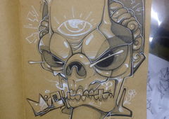 Graffiti Sketch - Photo by mide (2018)