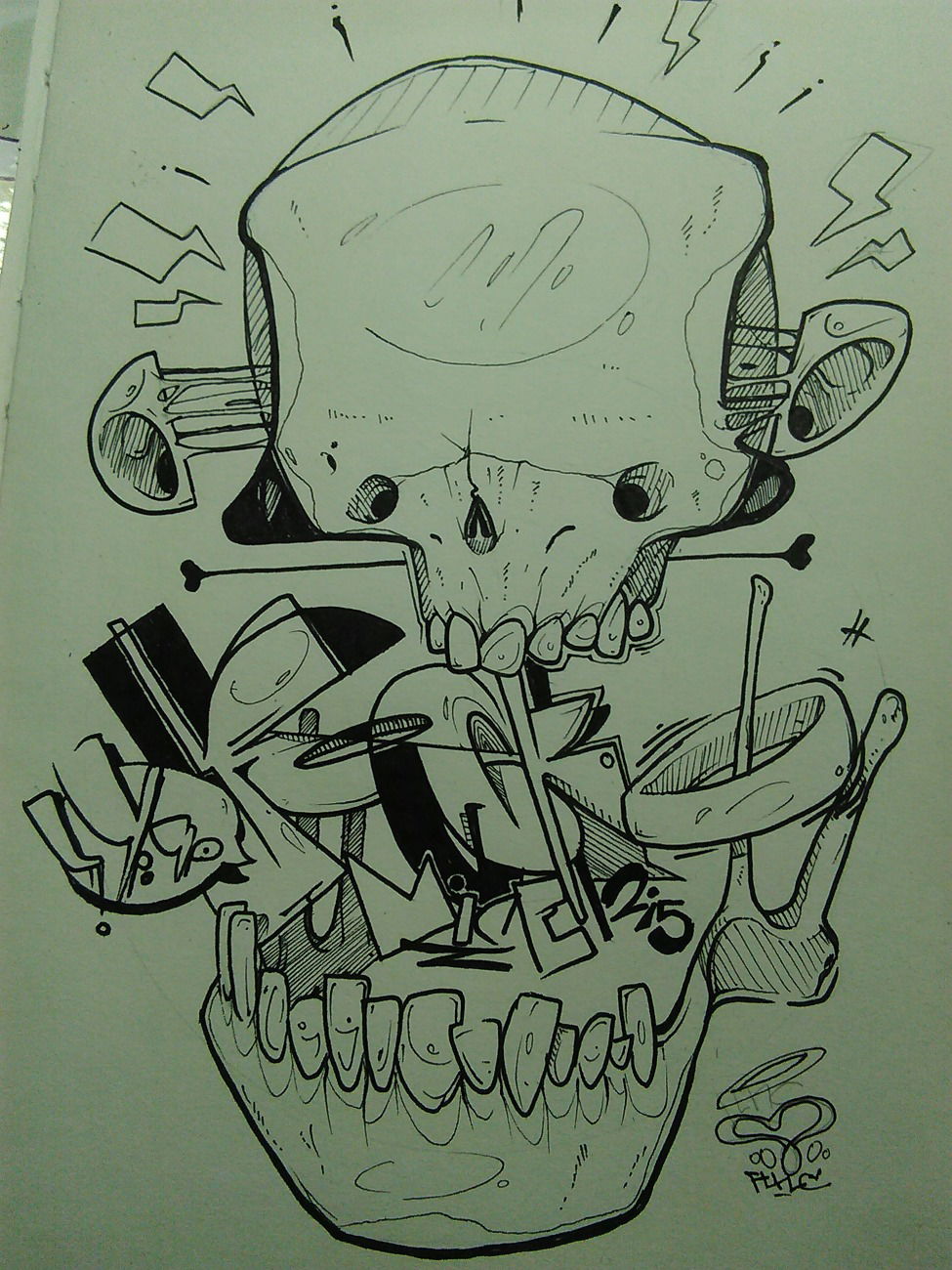 Graffiti Sketch - Photo by mide