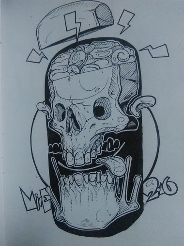 Graffiti Sketch - Photo by mide (2016)