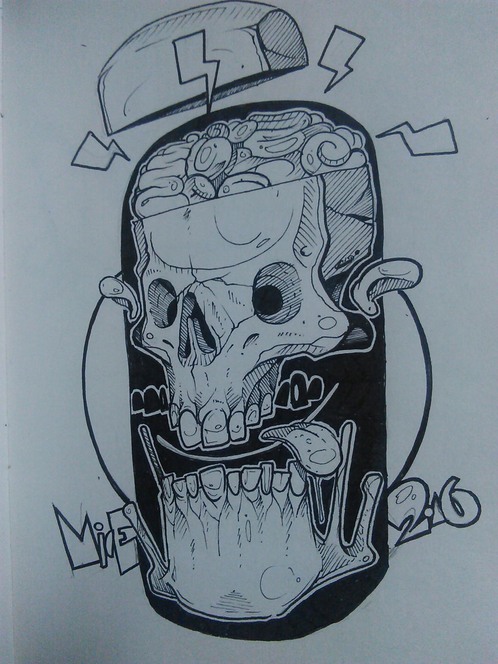 Graffiti Sketch - Photo by mide (2016)