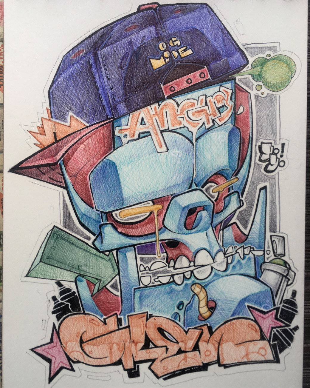 Graffiti Wall - Photo by mide