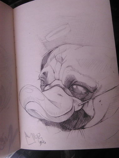 Graffiti Sketch - Photo by mide (2016)