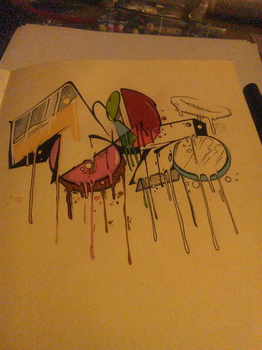 Graffiti Sketch - Photo by mide