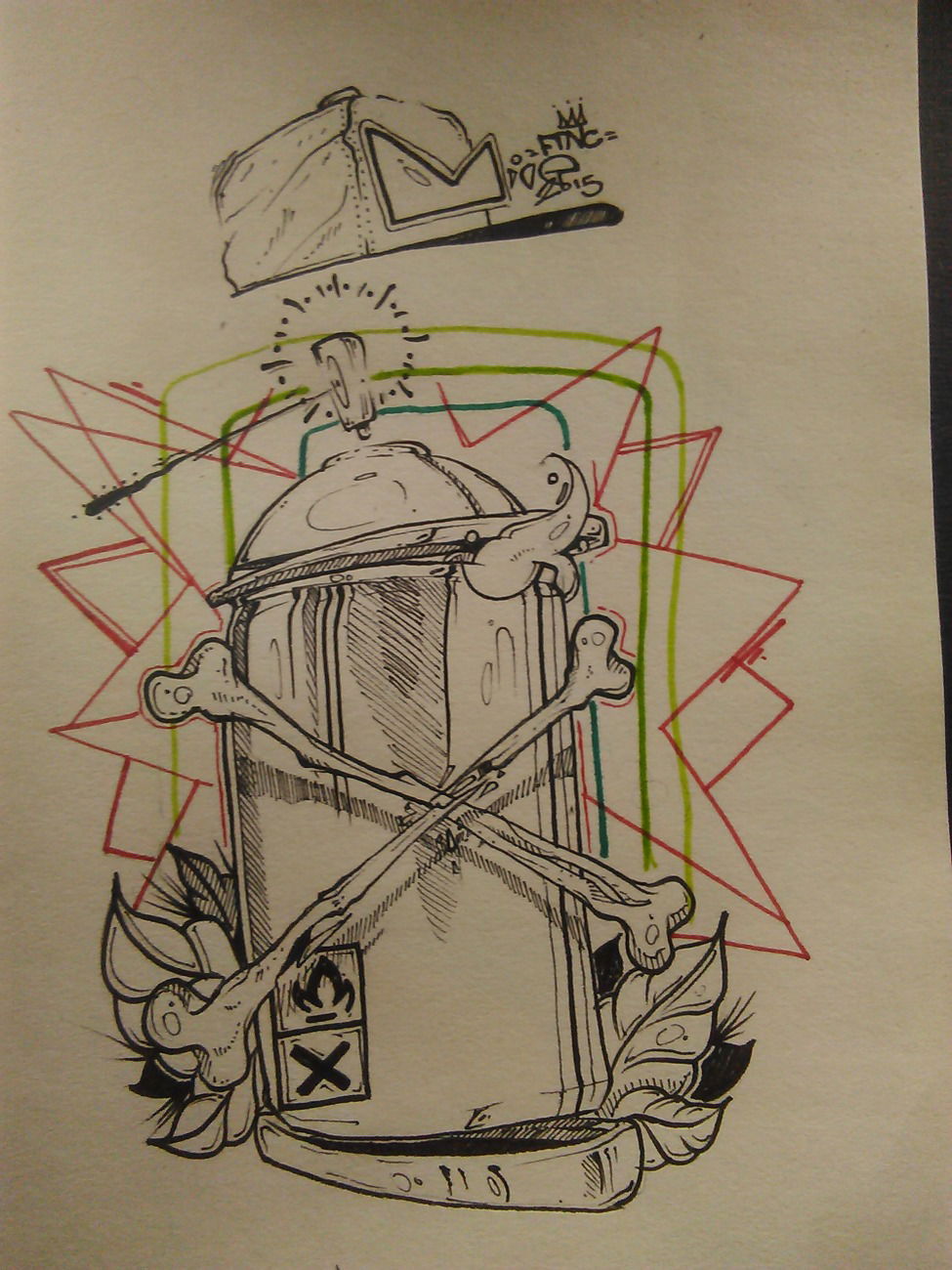 Graffiti Sketch - Photo by mide (2015)