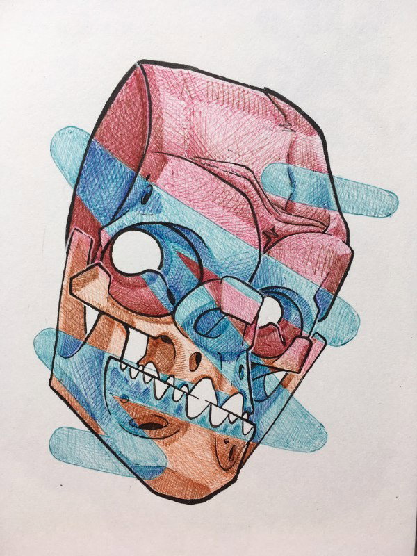 Graffiti Sketch in Бишкек - Photo by mide - ogmide (2020)