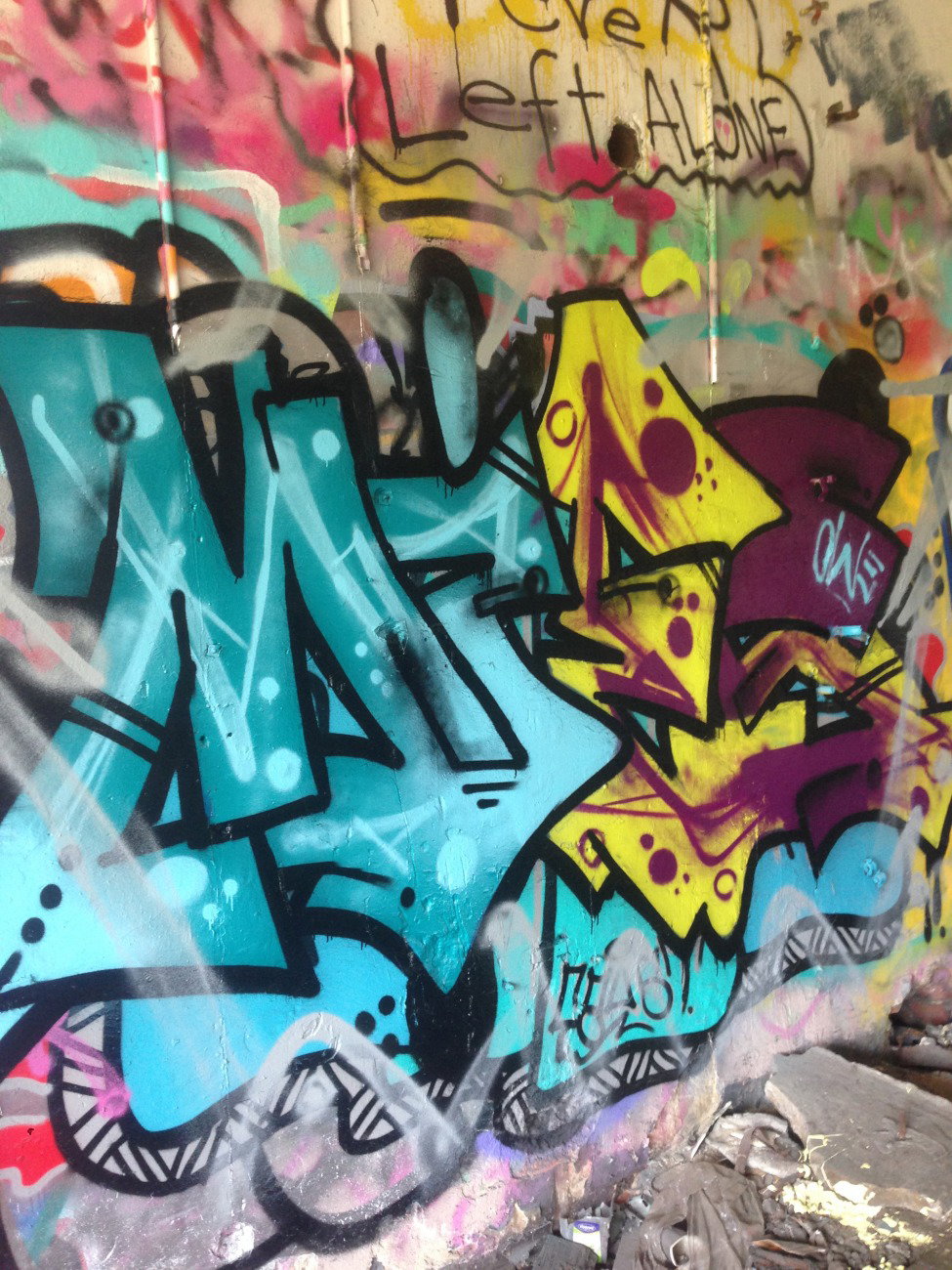 Graffiti Wall - Photo by miesetype - mies, owe, dortmund (2018)