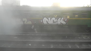 Graffiti Train - Photo by miksik (2012)