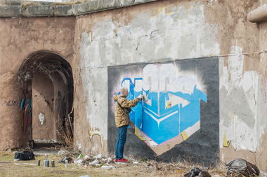 Graffiti Wall in Saint-Petersbur - Photo by mils - mils, action