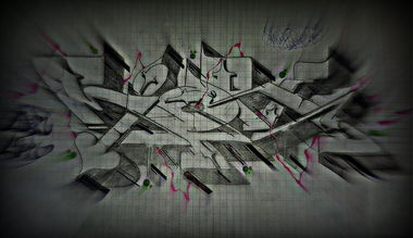 Graffiti Sketch - Photo by mioer - mioer