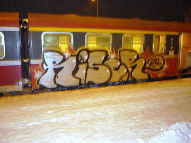 Graffiti Train - Photo by mioer - mioer (2009)