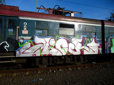 Graffiti Train - Photo by mioer