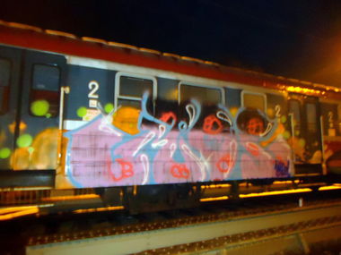 Graffiti Bombing - Photo by mioer