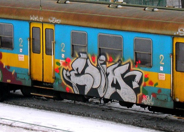 Graffiti Train - Photo by mioer