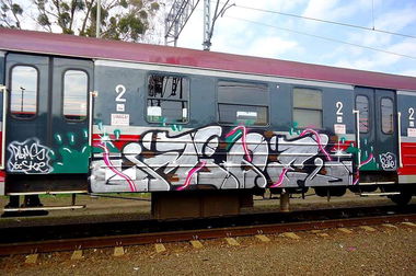 Graffiti Train - Photo by mioer