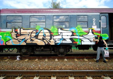 Graffiti Train - Photo by mioer