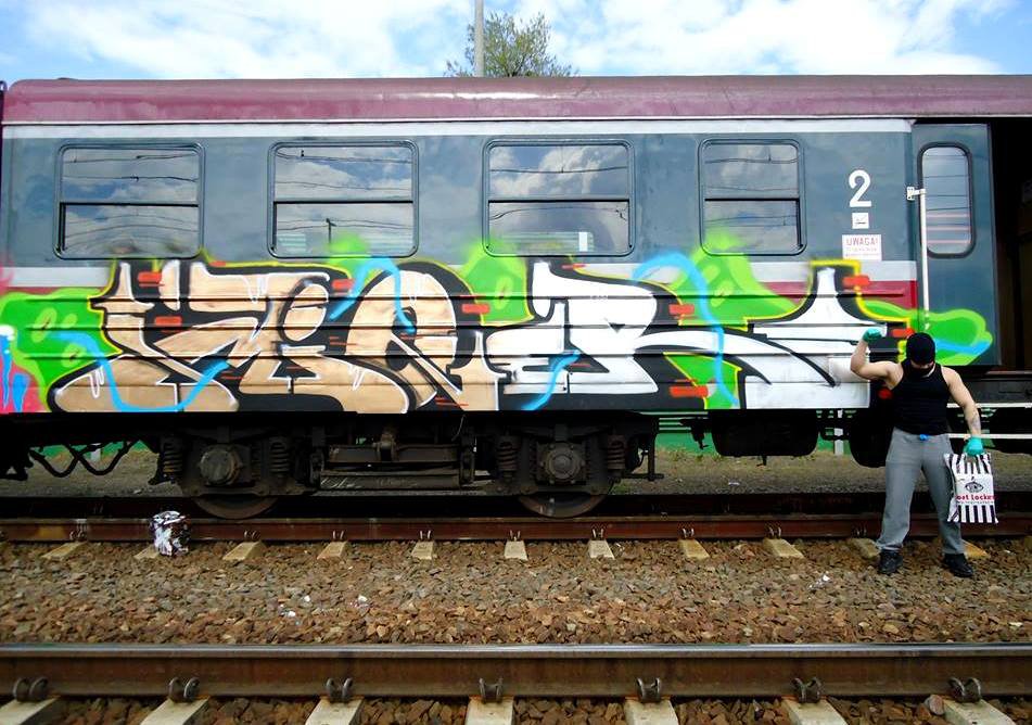 Graffiti Train - Photo by mioer