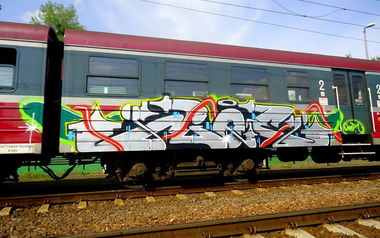 Graffiti Train - Photo by mioer