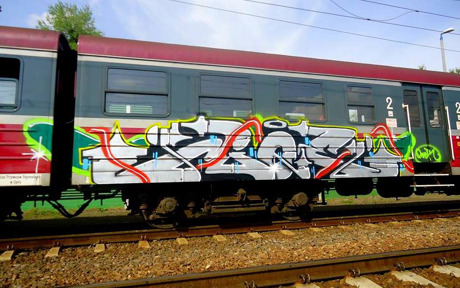 Graffiti Train - Photo by mioer