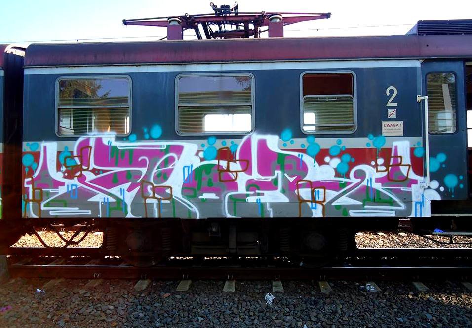 Graffiti Train - Photo by mioer - mioer, one