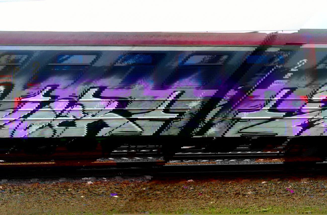 Graffiti Train - Photo by mioer - one