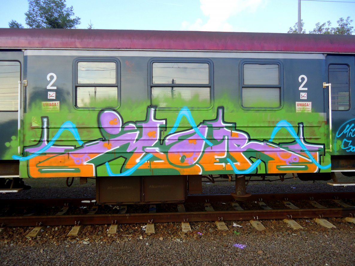 Graffiti Train - Photo by mioer