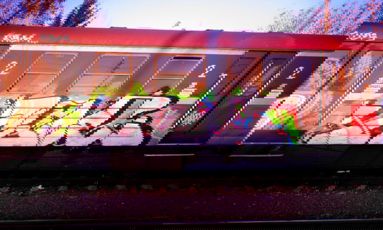 Graffiti Train - Photo by mioer