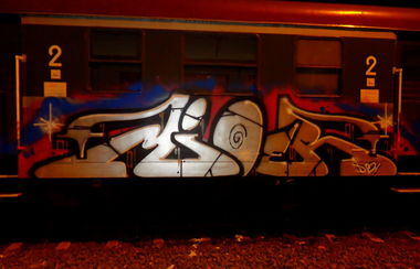 Graffiti Train - Photo by mioer