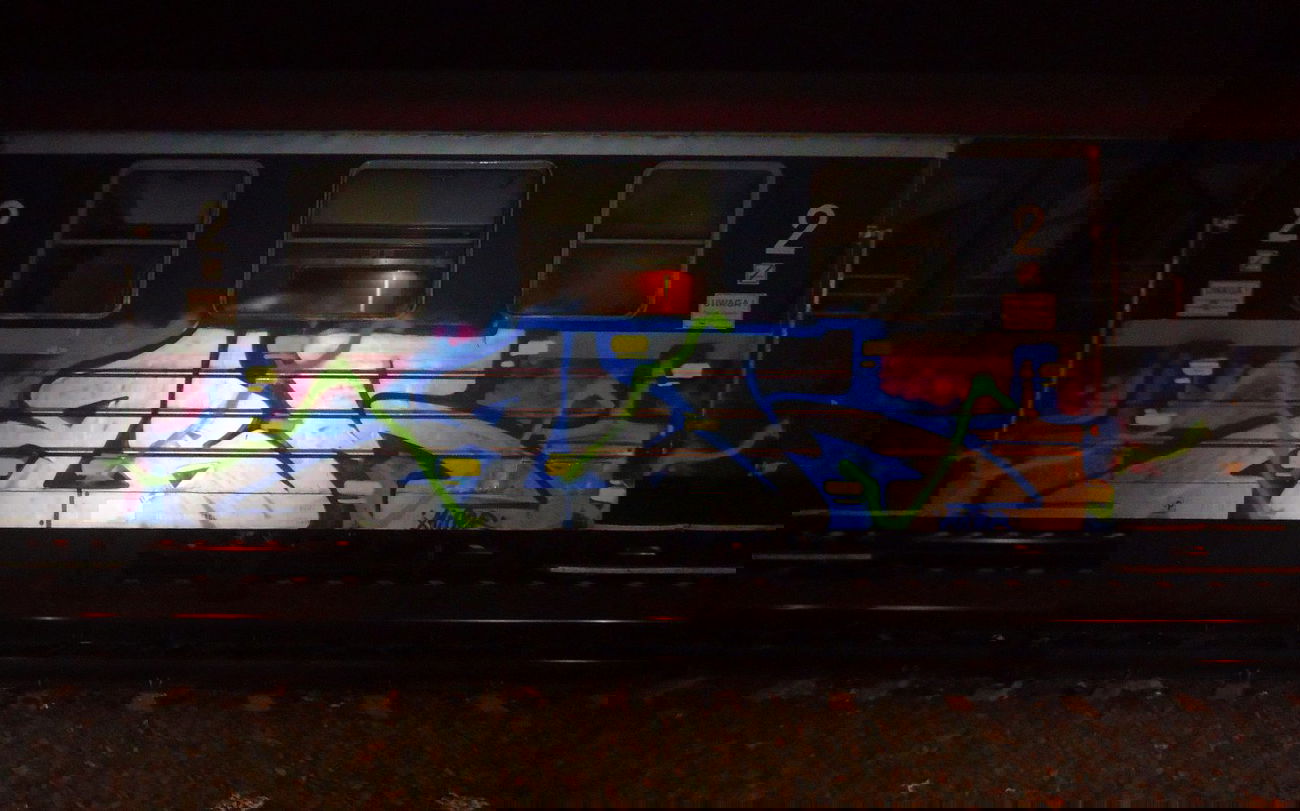 Graffiti Train - Photo by mioer
