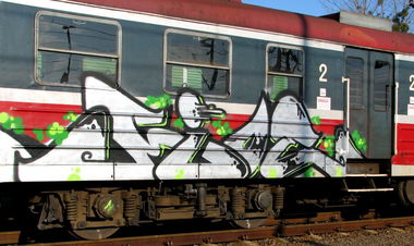 Graffiti Train - Photo by mioer