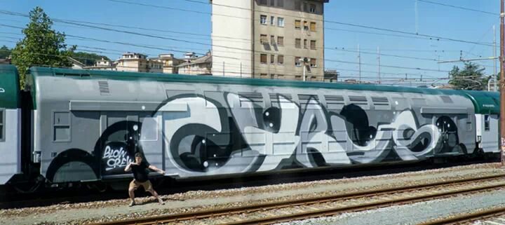 Graffiti Train - Photo by miran_137 - cyrus, wholecar