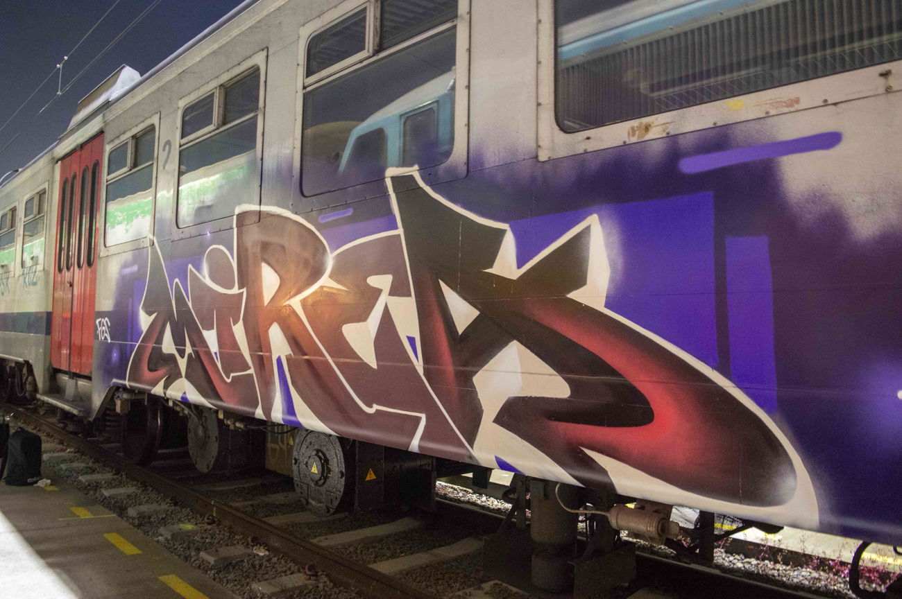 Graffiti Train - Photo by mirea19 - mirea (2024)