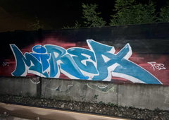 Graffiti Wall in Hanover - Photo by mirea19 - mirea, trainline (2025)