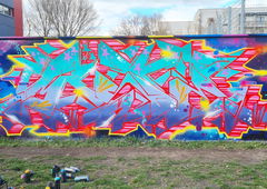 Graffiti Wall in Berlin - Photo by mist (2023)