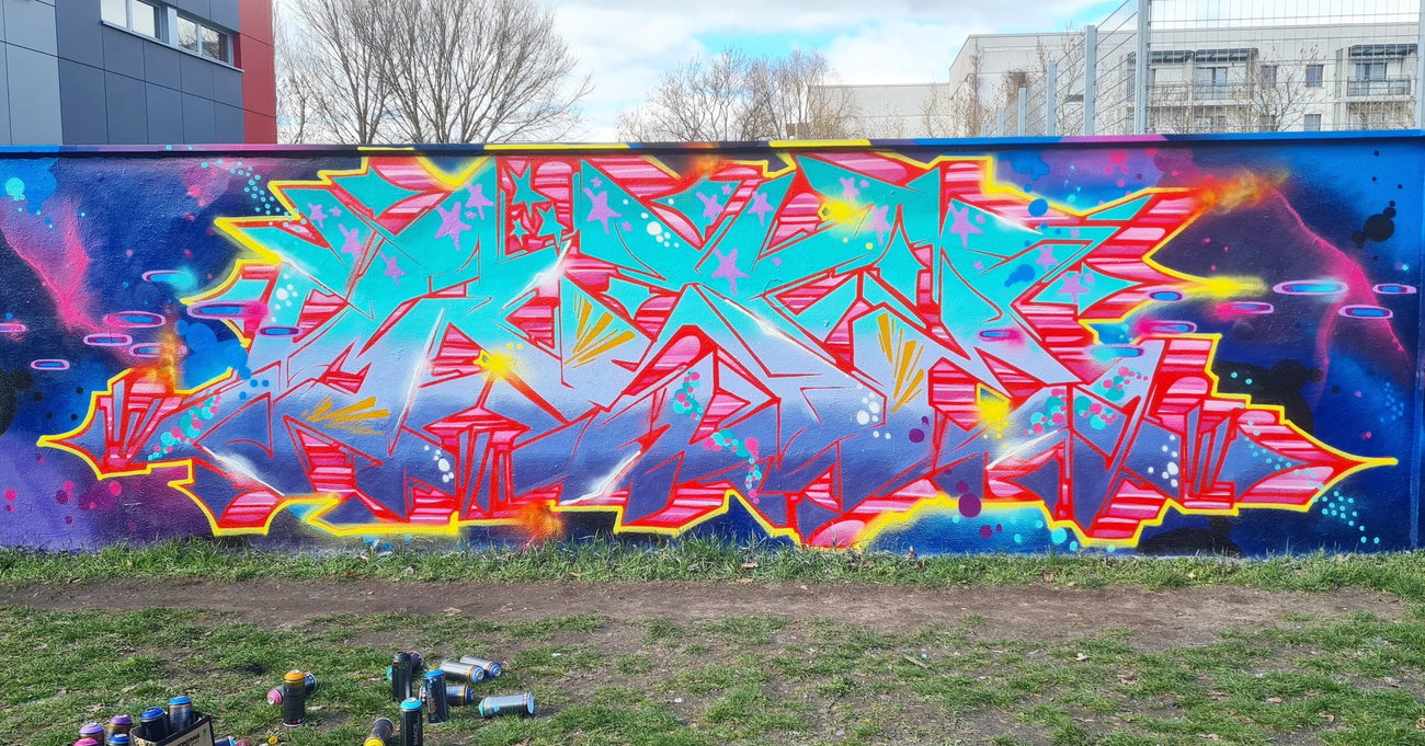 Graffiti Wall in Berlin - Photo by mist (2023)