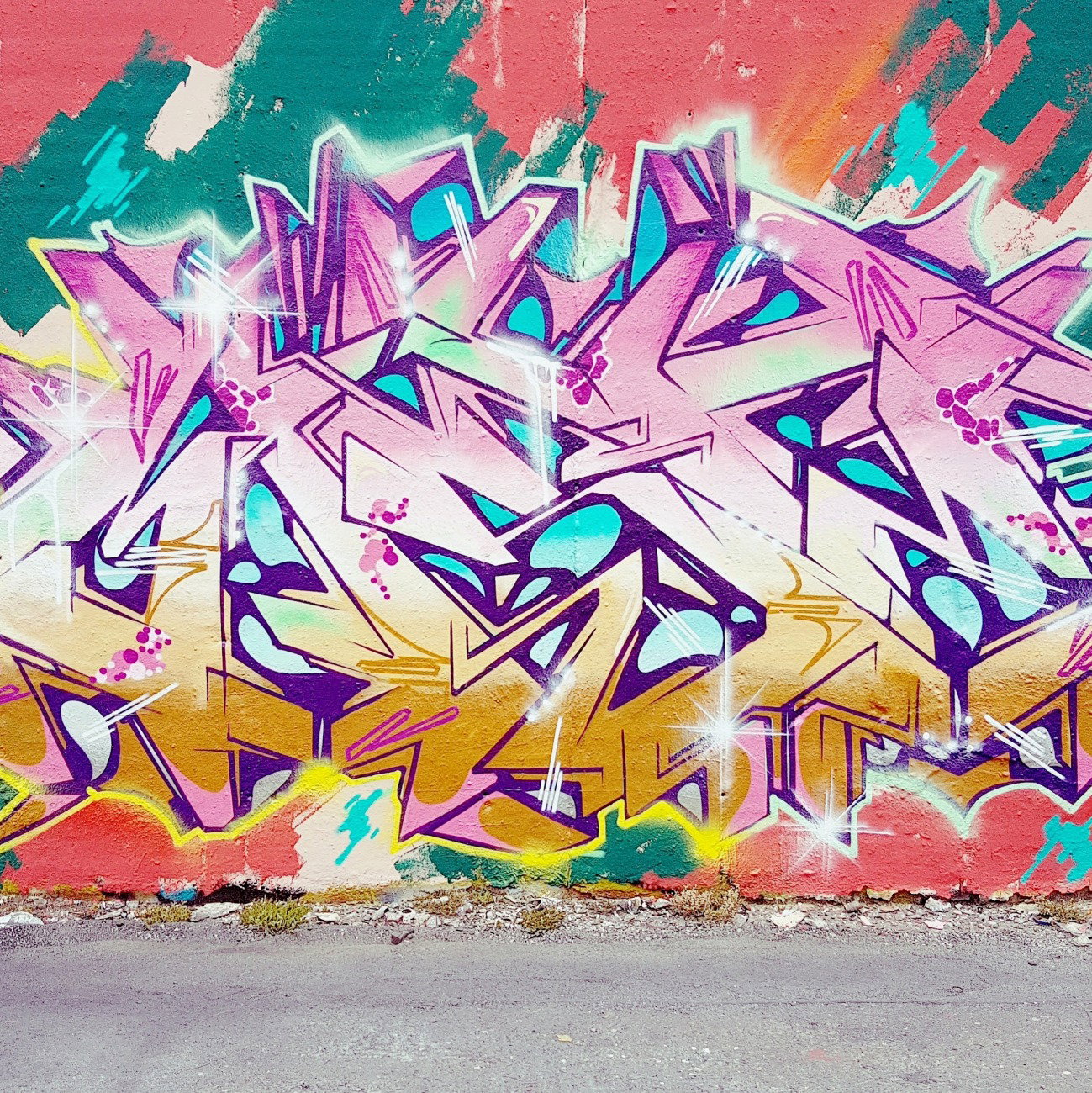 Graffiti Wall in Berlin - Photo by mist - Mist, mrb, tods (2017)