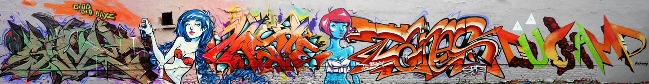 Graffiti Wall - Photo by mist - sime, mistie, esze (2013)