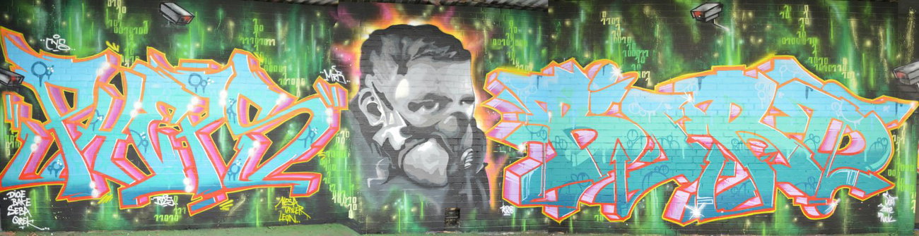 Graffiti Wall - Photo by mist - mist, pheps, bird (2014)