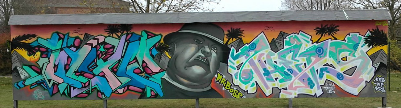 Graffiti Wall in Poland - Photo by mist - Mist, Pheps, MRB (2012)