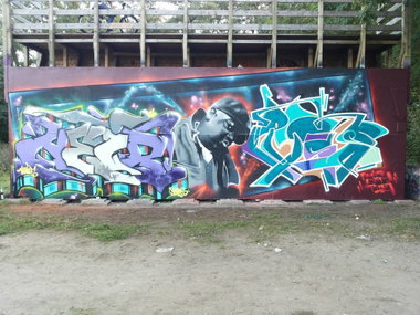 Graffiti Wall - Photo by mist - achim, mist, teach (2014)