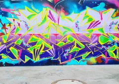 Graffiti Wall in Aschersleben - Photo by mist (2022)