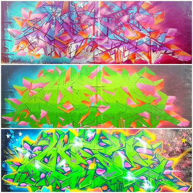 Graffiti Wall in Berlin - Photo by mist - Mist, mrb, tods (2017)