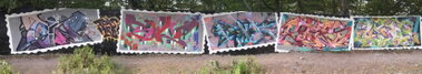 Graffiti Wall in 10369 - Photo by mist - Tein, Silt, Saik (2015)