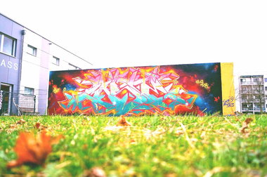 Graffiti Wall in Berlin - Photo by mist - Mist, mrb, tods (2017)