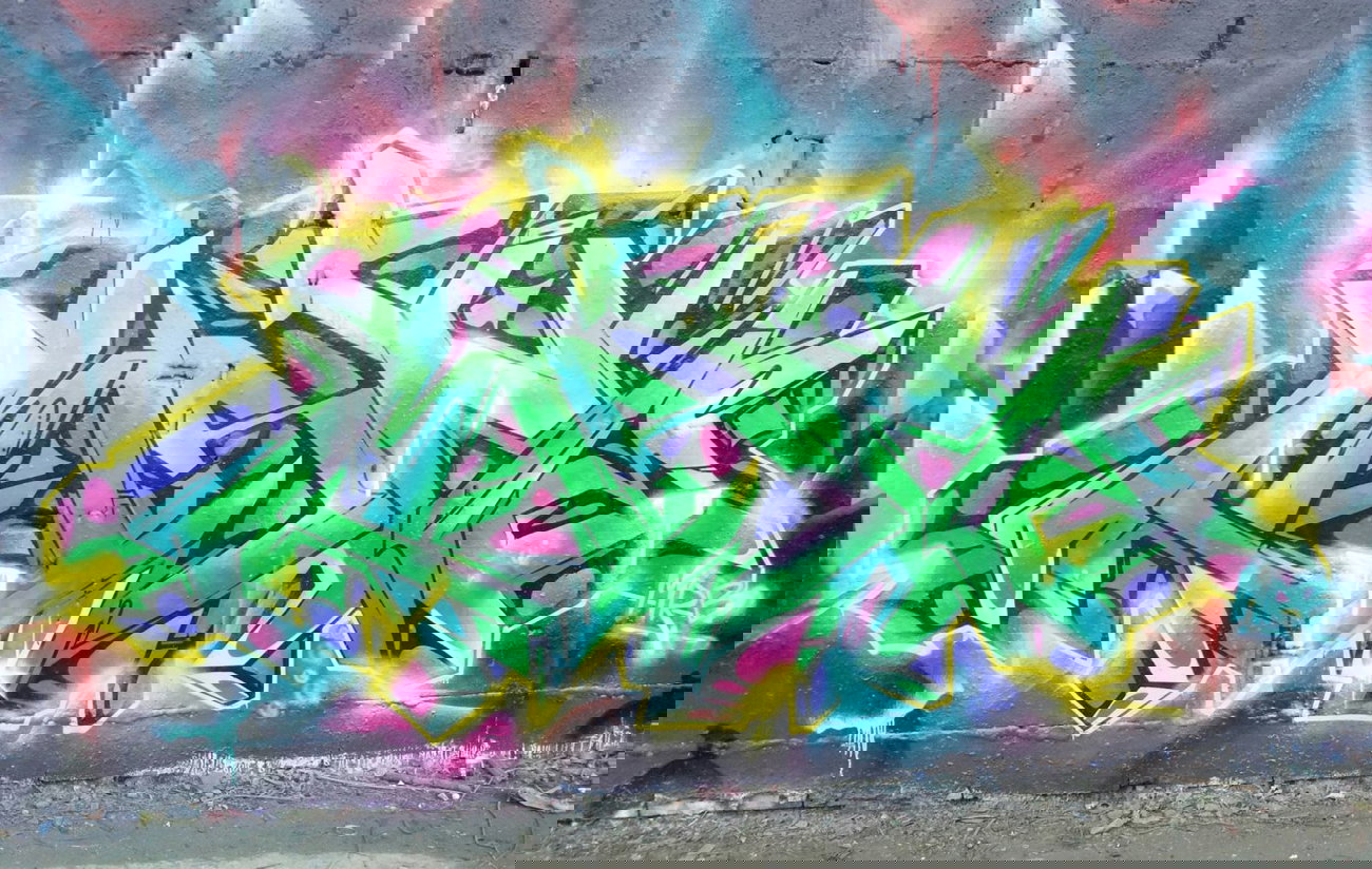 Graffiti Wall in Berlin - Photo by mist - mist, mrb (2015)